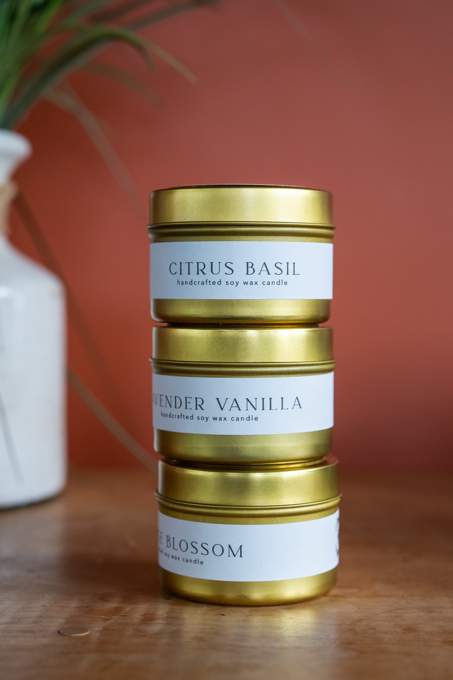 Tin Soy Candle - Orange Blossom