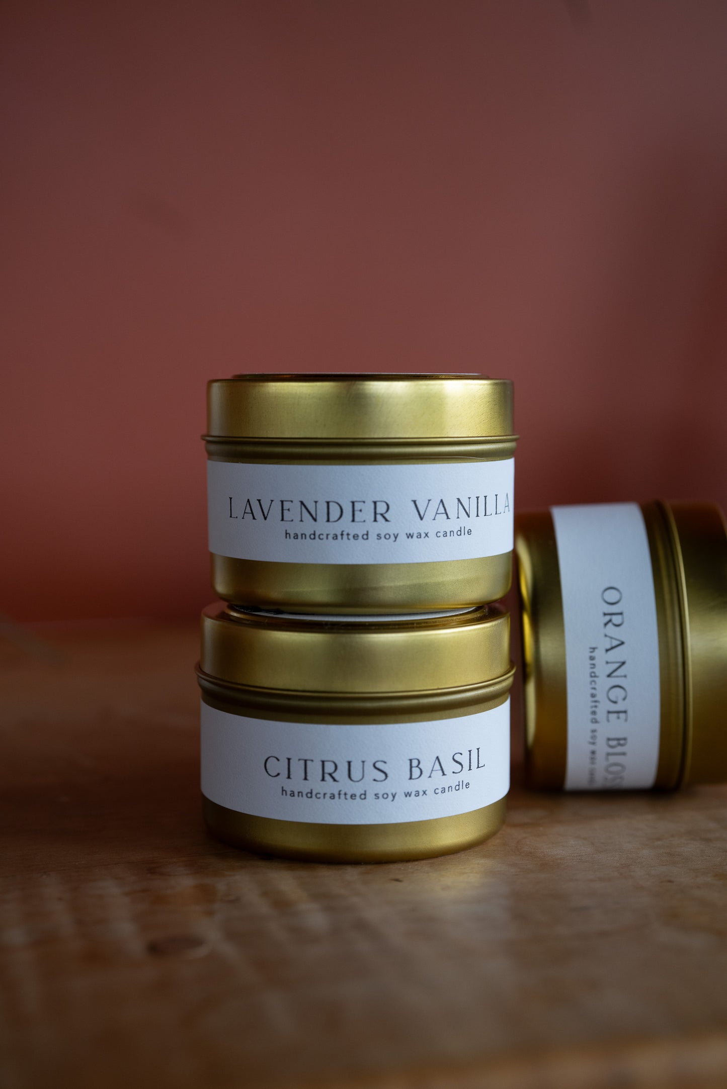 Tin Soy Candle - Orange Blossom