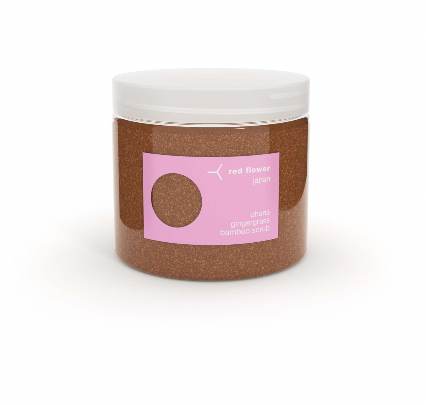 red flower Japan Ohana Gingergrass Bamboo Scrub