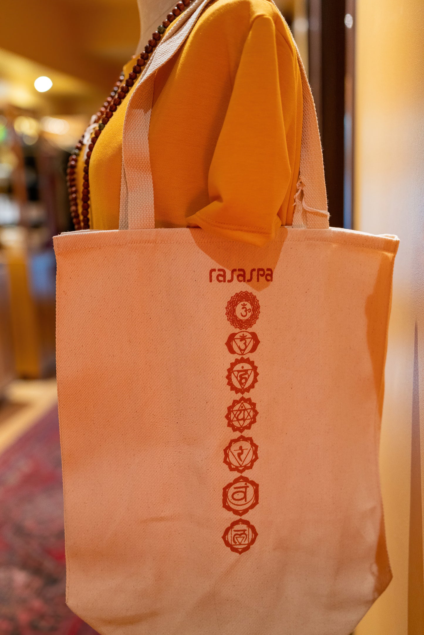 Rasa Spa Chakra Canvas Tote