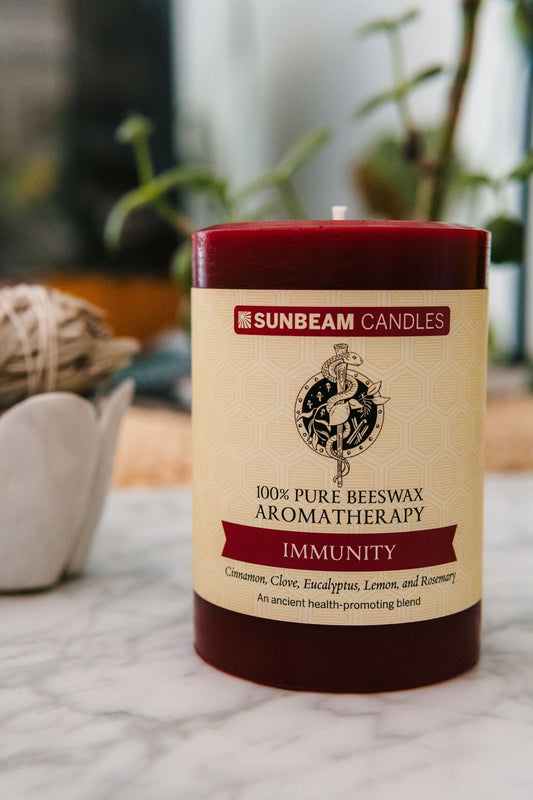 Sunbeam Candles Immunity Candle 3x4