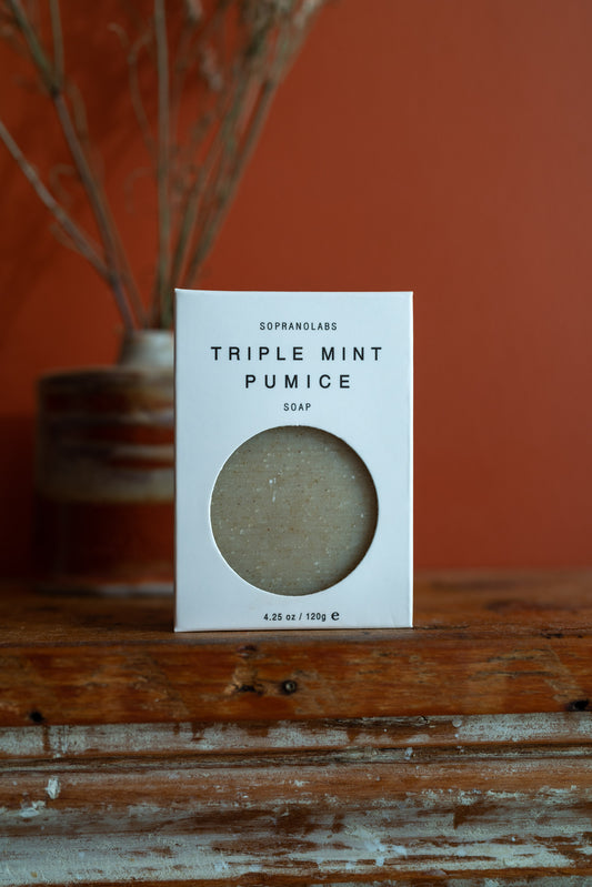 Sopranolabs Vegan Soap - Triple Mint Pumice