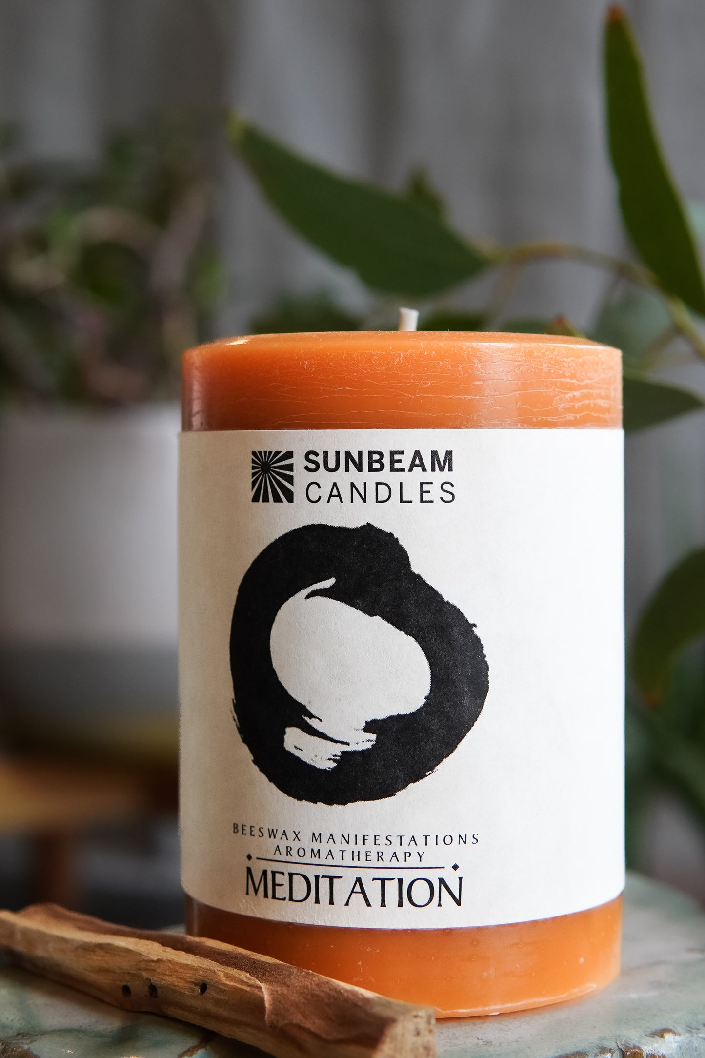 Meditation Candle Pillar 3x4