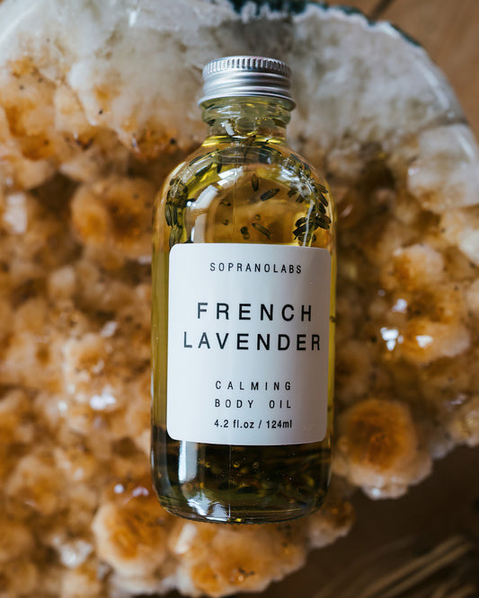 SopranoLabs French Lavender Calming Body Oil