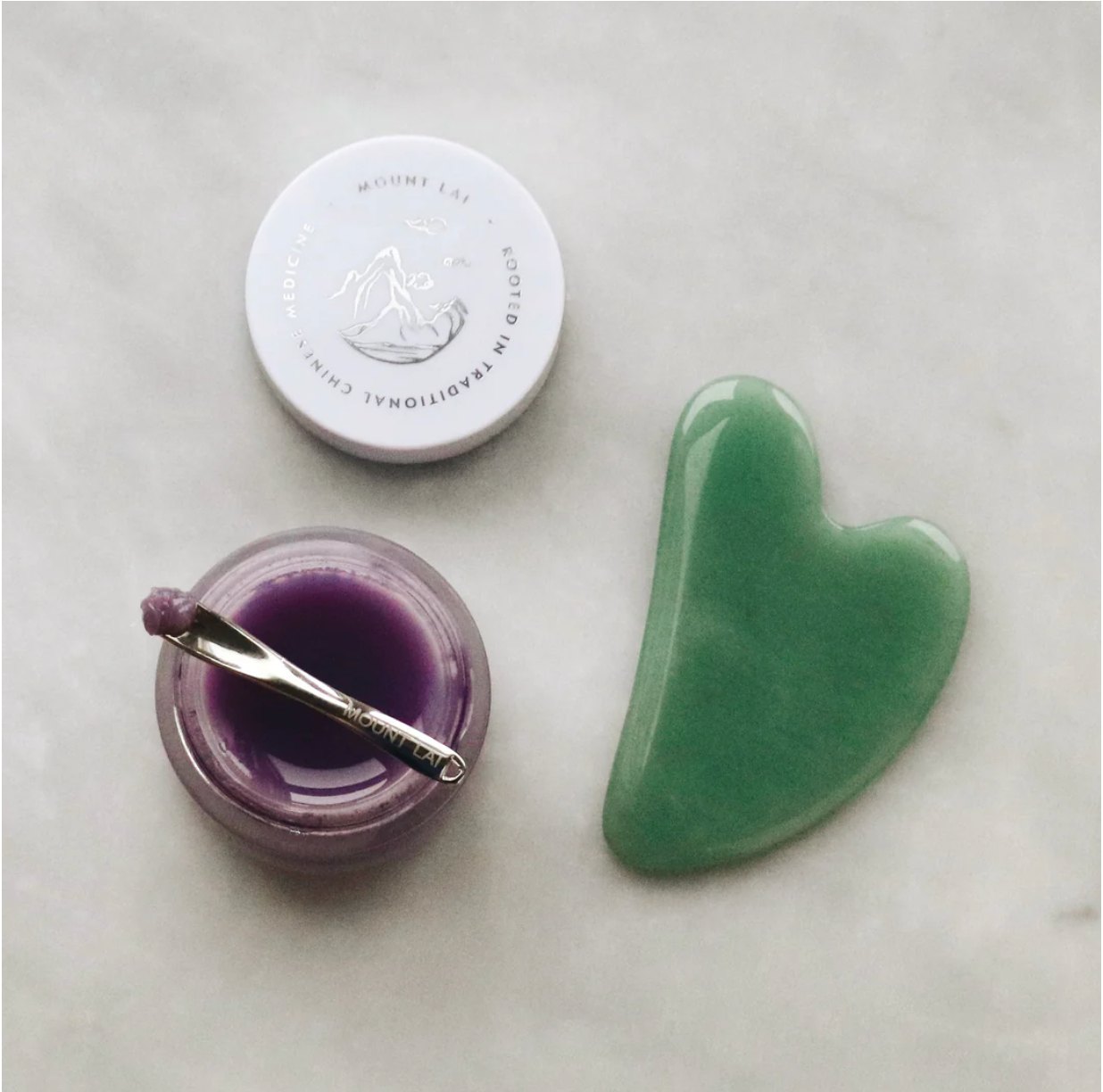 Mount Lai Revitalizing Jade Gua Sha Essentials Set